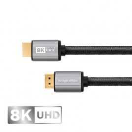 Cablu hdmi - hdmi 8k v 2.1 3m kruger&matz