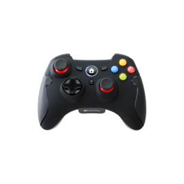 Canyon gp-w6 2.4g wireless controller with dual motor, rubber coating, 2pcs aa