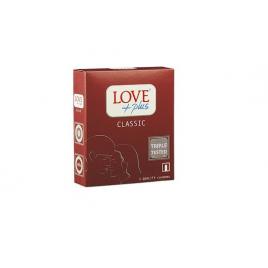Prezervative love plus classic 3buc