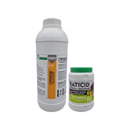 SET Insecticid Cypertox 1L + Raticid Murobrom 250gr