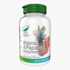 Ananas&papaya enzymes 60cpr