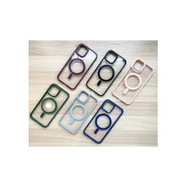 Husa clear magnetic case apple iphone 13 neagra