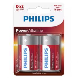 Baterie lr20 dip d power alkaline blister 2 buc philips