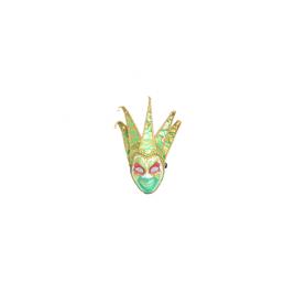 Masca carnaval venetian verde