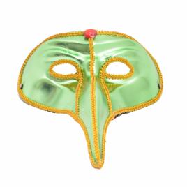 Masca carnaval venetian model casanova verde/galben