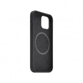Husa protectie flippy pentru iphone 14 mag safe, 2 in 1 incarcare si magnet, soft silicone, verde