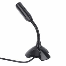 Microfon birou flexibil 3.5 mm jack 1.3m negru m-306