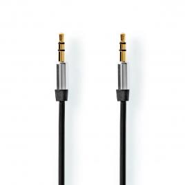 Cablu audio stereo nedis jack 3.5 mm - 3.5 mm 1m negru