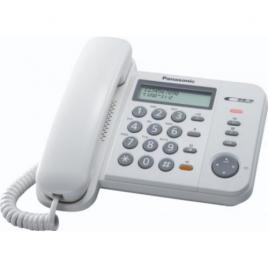 Telefon analogic Panasonic KX-TS580FXW, caller ID, Alb