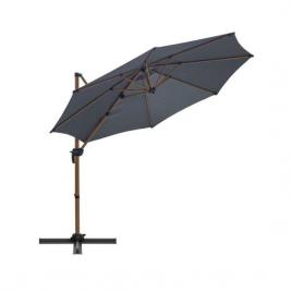 Umbrela gradina/terasa, cu articulatie, antracit, 300 cm, roma