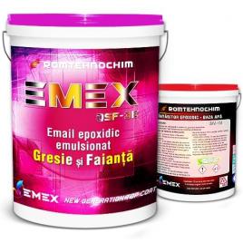 Pachet email epoxidic placi ceramice “emex qsf-3e” - albastru - bid. 10 kg + intaritor - bid. 10 kg