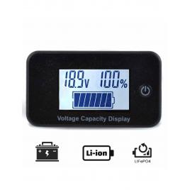 Voltmetru digital 5-100v voltage capacity display