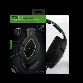 Gioteck - tx50 premium stereo gaming headset green & black for xbox series,