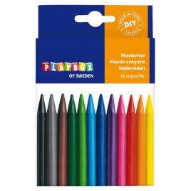 Set 12 creioane colorate cerate