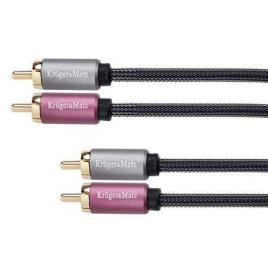 Cablu 2rca-2rca 1.0m kruger&matz