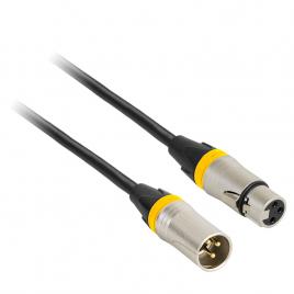 Cablu audio profesional xlr tata - xlr mama 5m 18-5593 bst