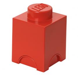 Cutie depozitare LEGO 1x1 rosu