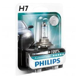 Bec auto cu halogen Philips H7 Xtreme Vision 12V +100 55W 1 Buc