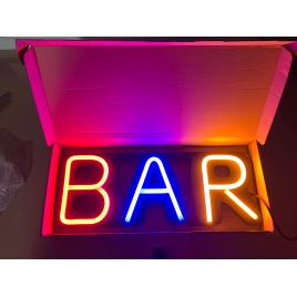 Reclama luminoasa neon LED pentru BAR - ideala pentru spatii comerciale