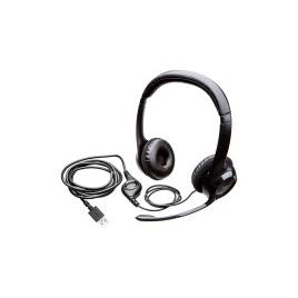 Logitech h390 corded headset - black - usb