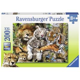 Puzzle tigri, 200 piese