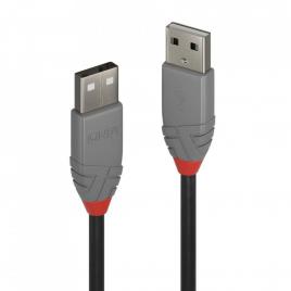 Cablu lindy 0.5m usb 2.0 type a, anthra