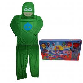 Costum pentru copii ideallstore®, green lizard, marimea 3-5 ani, 100-110, verde, parcare inclusa