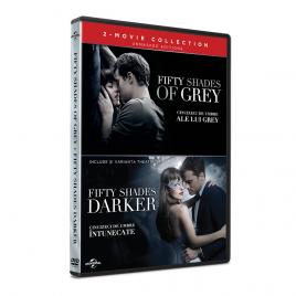 Cincizeci de umbre intunecate + Cincizeci de umbre ale lui Grey / Fifty Shades Darker + Fifty Shades of Grey [DVD] [2017]