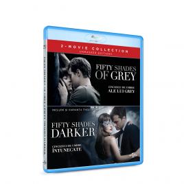 Cincizeci de umbre intunecate + Cincizeci de umbre ale lui Grey / Fifty Shades Darker + Fifty Shades of Grey [Blu-Ray Disc] [2017]