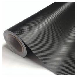 Folie carbon auto 3d, 1 x 1.27 m, negru