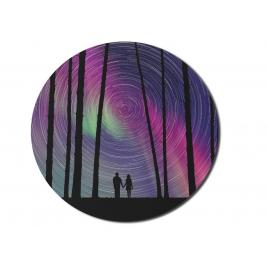 Mousepad aurora boreala 20 x 20 cm, creative rey®
