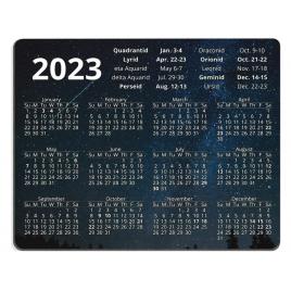 Mousepad calendar 22x18 cm, creative rey®