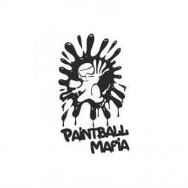 Sticker paintball mafia 15cm, creative rey®
