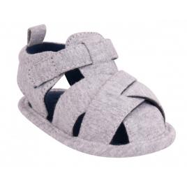 Sandalute impletite pentru bebelusi - gri (marime disponibila: 0-6 luni)