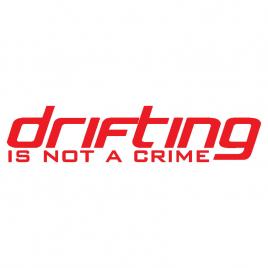 Sticker auto ''drifting is not a crime'', rosu