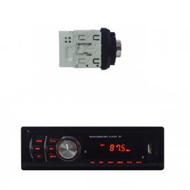 Radio mp3 player auto compact, bt, telecomanda 626