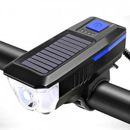 Lanterna led pentru bicicleta/trotineta cu panou solar, ly17