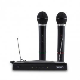 Set 2 microfoane wireless karaoke, mic590