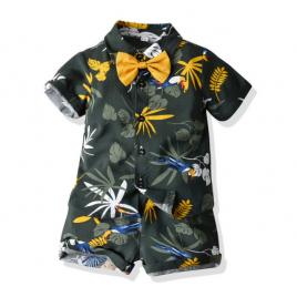 Costumas de vara pentru baietei - toucan (marime disponibila: 6-9 luni (marimea