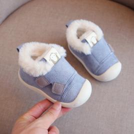 Pantofi bleu imblaniti - snow (marime disponibila: 3-6 luni (marimea 18