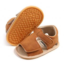 Sandalute maro pentru baietei - toto (marime disponibila: 12-18 luni (marimea