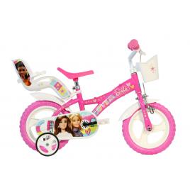 Bicicleta copii 12 - barbie roz