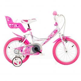 Bicicleta roz cu inimioare 14