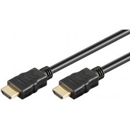 Cablu hdmi2.0 cu ethernet 19p tata - 19p tata aurit ofc 10m 4k 60hz well cable-hdmi/hdmi/2.0-10-wl