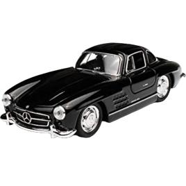 Masinuta die cast mercedes-benz 300sl coupé 1954, scara 1:36, 12.8 cm, negru