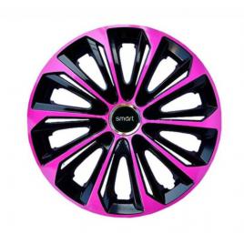 Set 4 capace roti pentru smart, model extra strong pink & black (dimensiune