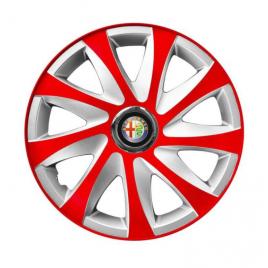 Set 4 capace roti hubcaps wheel pentru gama auto alfa romeo (dimensiune roată: