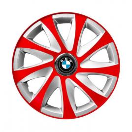 Set 4 capace roti hubcaps wheel pentru gama auto bmw (dimensiune roată: r14)