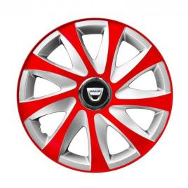 Set 4 capace roti hubcaps wheel pentru gama auto dacia (dimensiune roată: r14)