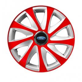 Set 4 capace roti hubcaps wheel pentru gama auto ford (dimensiune roată: r14)